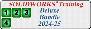 SolidWorks 2024-2025: Deluxe Training Bundle
