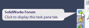 Quickly Access the Forum in SolidWorks swtat10-1
