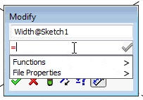 Dimension Equations in SolidWorks swtat15-4
