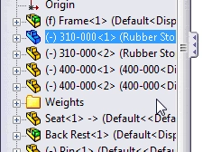 Finding Parts in Assemblies in SolidWorks swtat16-4