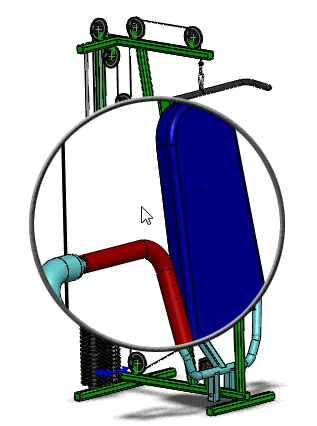 Using the Magnifying Glass in SolidWorks swtat17-2