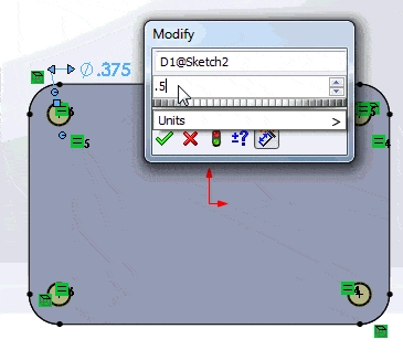 Updating Drawing Dimensions in SolidWorks swtat23-5