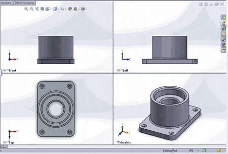Using Multiple Views in SolidWorks swtat31-8