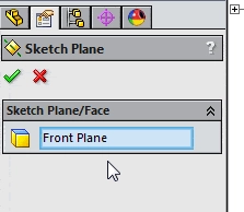 Changing Sketch Planes in SolidWorks SWTAT38-3