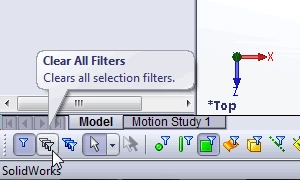 How to Turn Off SolidWorks Selection Filters swtat6-6