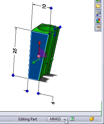 SolidWorks Unit System Quick Change swtat8-1