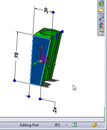 SolidWorks Unit System Quick Change swtat8-3