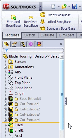 Locking Model Features in SolidWorks swtat9-4