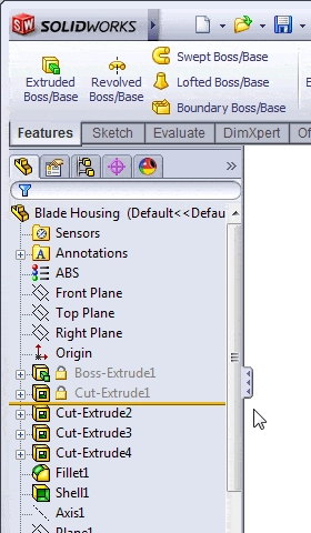 Locking Model Features in SolidWorks swtat9-6