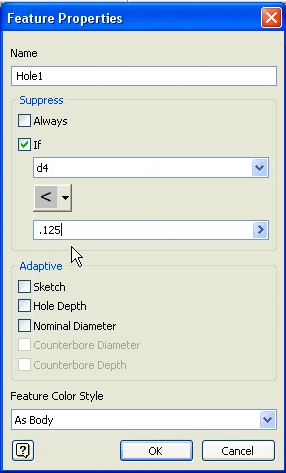 Add Inventor Feature Intelligence to Control Dynamic Geometry tat2-4