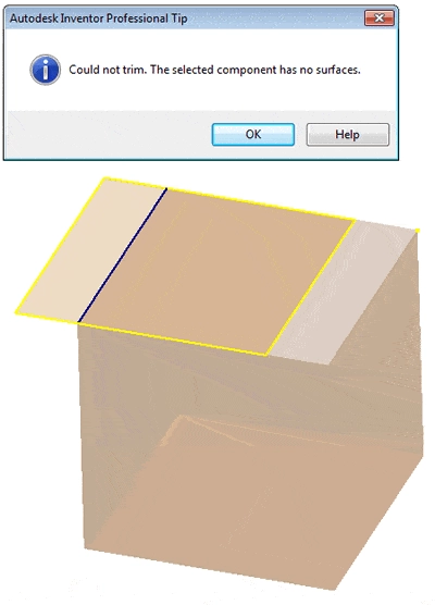 Component has no surfaces in Autodesk Inventor? tat22-1