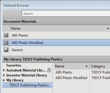 Custom Autodesk Inventor Material Library tat38-20