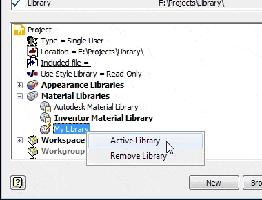 Custom Autodesk Inventor Material Library tat38-24