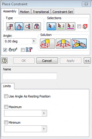 Controlling Constraint Limits with Autodesk Inventor tat42-1