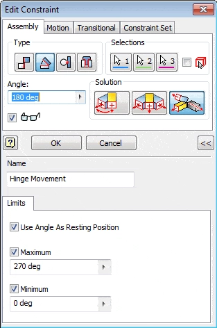 Controlling Constraint Limits with Autodesk Inventor tat42-4