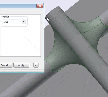 Face Fillets with Autodesk Inventor tat55-8