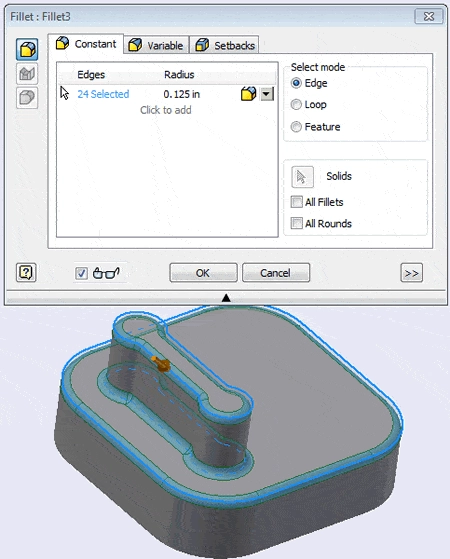 Planning Ahead with Autodesk Inventor - Fillets tat56-3