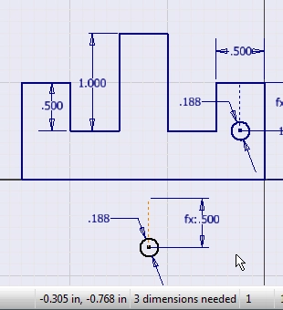 Move Copy Sketch Geometry with Autodesk Inventor tat63-6