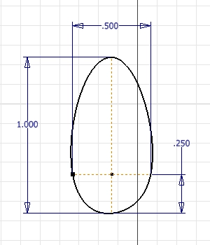 Constrain Inventor Splines Using Construction Lines tat7-3