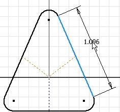 Aligned Dimensions in Autodesk Inventor tat75-4