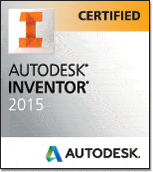 Autodesk Inventor 2015 Certified Logo