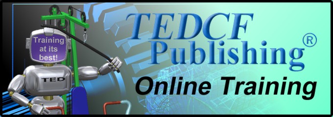 TEDCF Publishing Online Training Logo