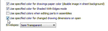 Updating Drawing Dimensions