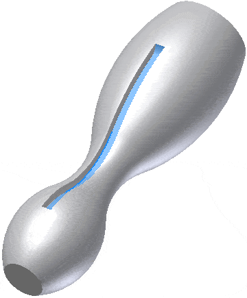 Irregular shaped keyway