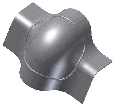 Projecting Geometry to Curved Surfaces