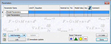 Parameters