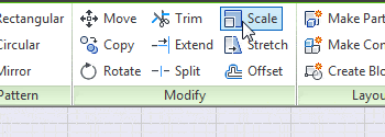 Scaling Sketch Geometry