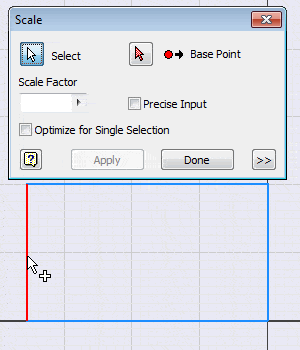 Scaling Sketch Geometry
