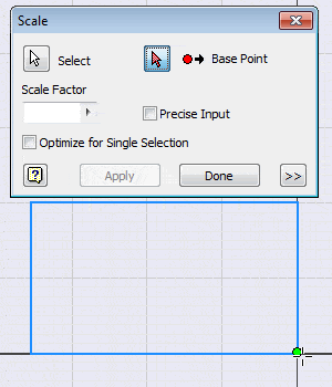 Scaling Sketch Geometry