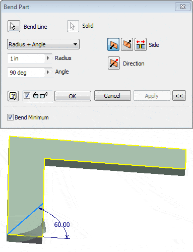 Bend Minimum