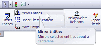 Mirror SolidWorks Sketches Quickly
