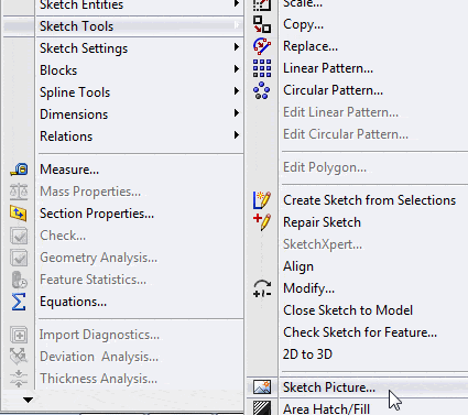 Inserting Pictures into a Sketch