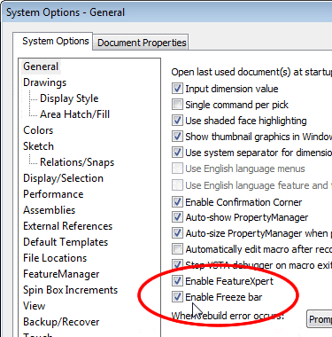 Locking Model Features